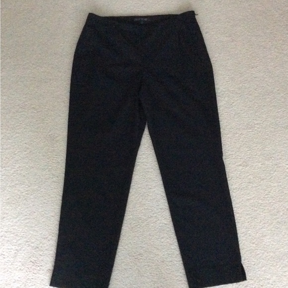 Lafayette 148 New York Dress Pants Black Wool Blend High Rise 30 x 27 - Picture 1 of 6